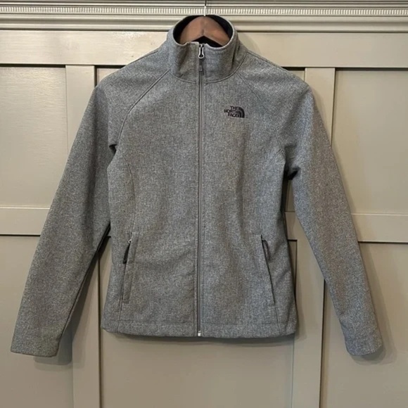 The North Face Apex Bionic Soft Shell Jacket Full Zip Gray Women's Size Small - Picture 1 of 10